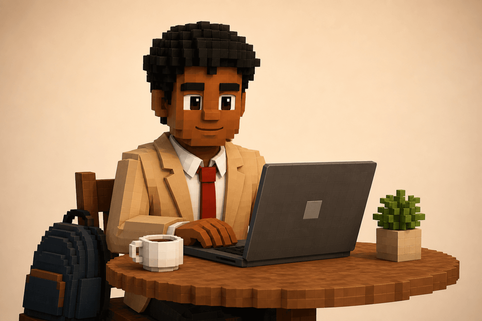 Student joining the community online
